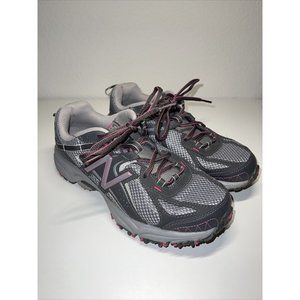 New Balance 411v2 Women Grey/Pink AllTerrain Running Shoes Sz 8.5
